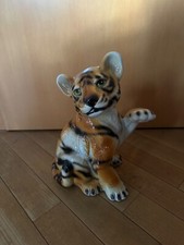 Tigerfigur aus Keramik, 1970er