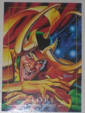 Marvel Masterpieces 1992 (SkyBox) Nr. 50 *LOKI* TOP