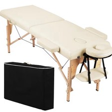 Klappbare Massageliege Creme |