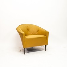 Ligne Roset Croissant Loungesessel Gelb Designer Relax Club Stuhl Cocktail Top!