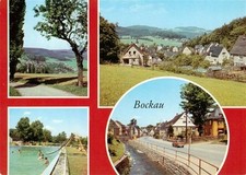 Bockau Erzgebirgskreis Teilansichten Freibad Karl Marx Strasse