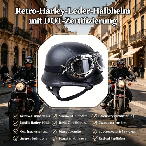 Halbhelm retro stil aus - halbhelm,