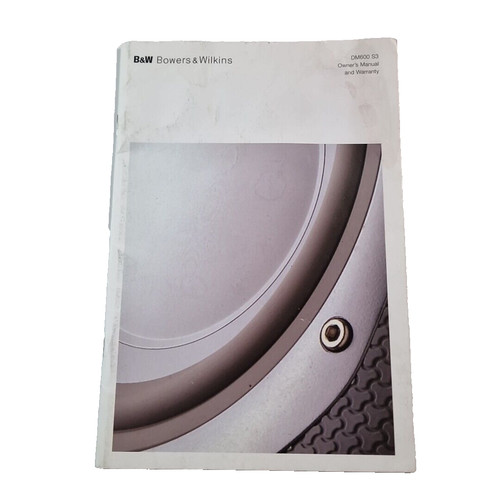 Bowers wilkins dm600 s3 - bowers,