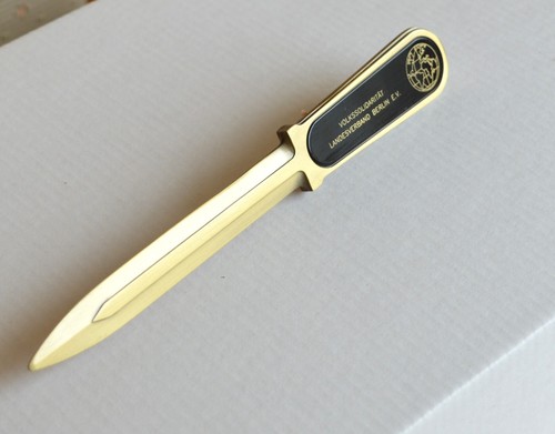 Brieföffner messing mit - brieföffner,