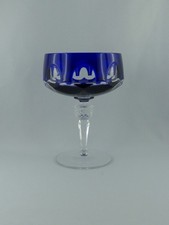 Vintage Überfang Kristallglas