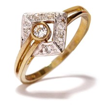 Zirkonia Ring aus 333er