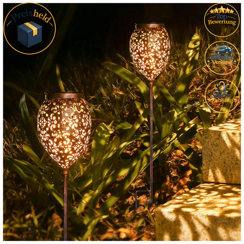 Solarlampen stück metall - solarlampen, 2