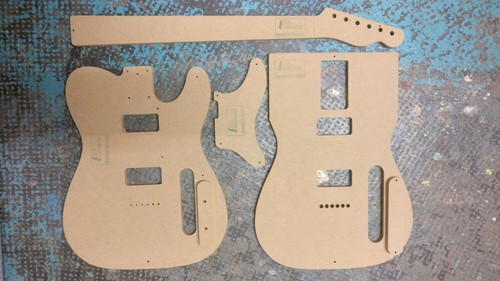 Tele cabronita schablonen - tele,