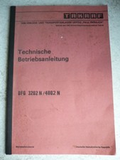 DDR Gabelstapler Technische Betriebsanleitung Takraf VTA Stapler DFG 3202 4002 N