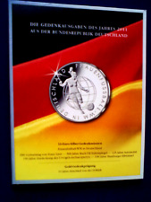 Folder leer DIE GEDENKAUSGABEN DES JAHRES 2011 Deutschland - OHNE MÜNZEN -