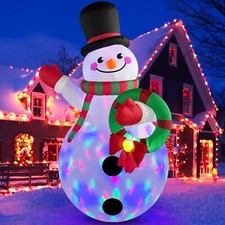 Aufblasbarer Schneemann für