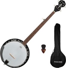 Stretton Payne 5-saitiges Banjo mit Remo Skin, geschlossener Rückenkörper