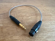 Adapterkabel: 6,3 mm Klinke TRS (Stereo) Stecker → XLR-Buchse 
