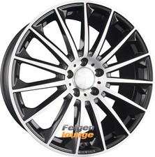 4 Alufelgen 2DRV WH39 Schwarz