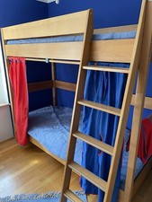 Paidi Varietta Hochbett (Buche massiv) 183 cm mit viel Zubehör