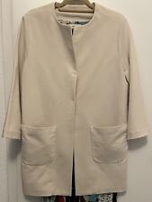 CIRCOLO 1901 Long Blazer Mantel Longjacke  Creme NEU Gr. It. 44 D38 40 42