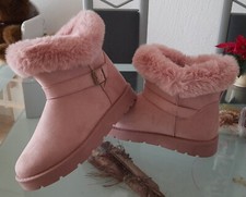 Damen Winter Stiefel Boots mit Pelz - gefüttert - Gr. 42 
