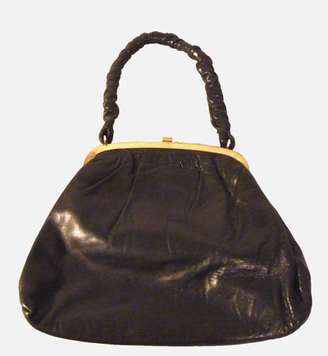 Handtasche vintage schwarz - handtasche,