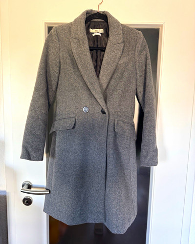 Mango damen wollmantel tweed - mango,