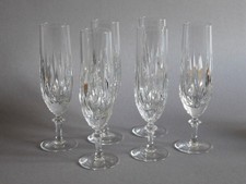 6 x NACHTMANN (?)  Sektgläser Sektflöten  Kristall-Glas H. 19,5 cm  TOP Zustand 
