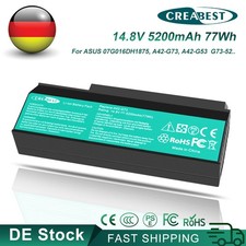 14.4V 5.2Ah A42-G73,A43-G73,A42-G53 Akku Für Asus G53 G73 G73JW G73SX G73GW VX7S