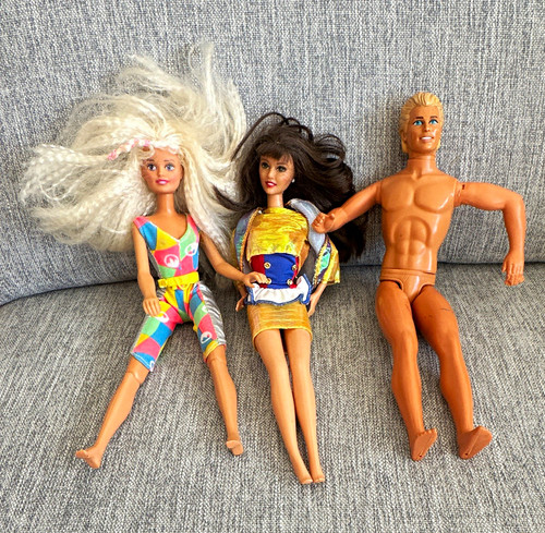 3tlg vintage barbie - 3tlg.,