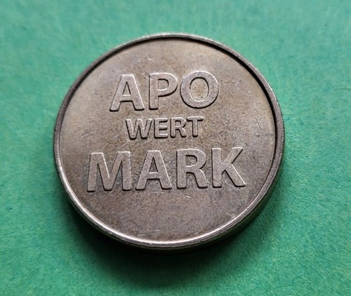 Apo wert mark wertmarke jeton - wertmarke,