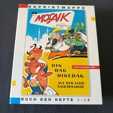 Reprintmappe 1 Mosaik H. Hegen Hefte 1 - 12 limitierte Auflage von 1992 SEHR GUT
