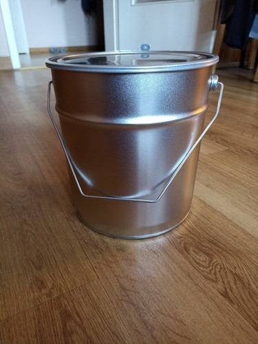 Weißblech metalleimer dose - metalleimer, 5