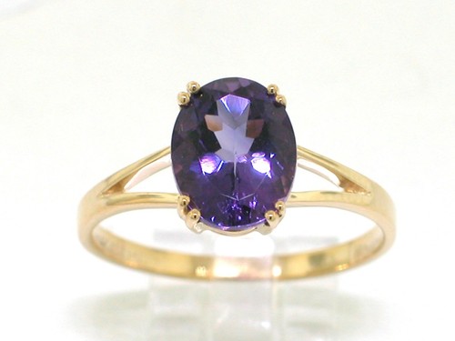 Amethyst ring 585 - ring,