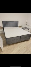 Boxspringbett mit Bettkasten und Topper  160x200cm