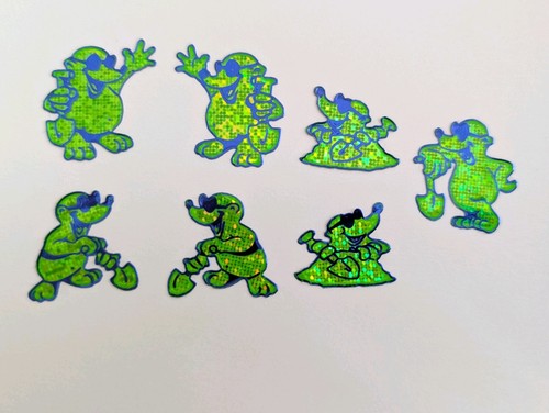 90er sticker maulwürfe grün - 90er,