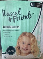 Rascal+Friends  6x 30 Premium Windeln In Größe 6 (Junior 16+Kg) 