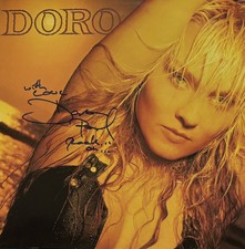 Doro Pesch signiert LP original Unterschrift Signatur Autogramm Signed