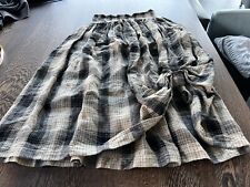 Evi Walla glockiger Rrock OS schwarz-beige kariert neu