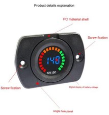 12V DC Auto 3-Farbe LED Panel
