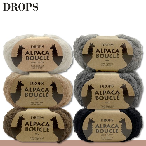 Drops g alpaca - 50, bouclé