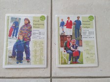 Schnittmuster Kinder 98-170, Overalls Joggings Mützen, Sweatshirt Polo Cardigan