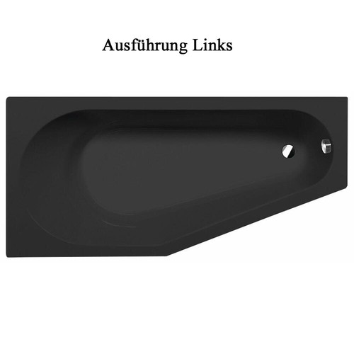 Badewanne tigra schwarz matt - tigra,