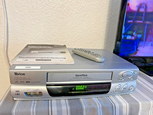 Vhs vcr tevion md9096 - vhs,