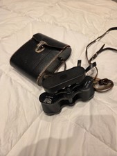 Beck und Kassel altes Fernglas schwarz 8x30 in Ledertasche