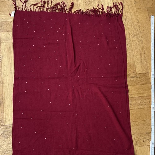Damen schal tuch bordeauxrot - schal/tuch,
