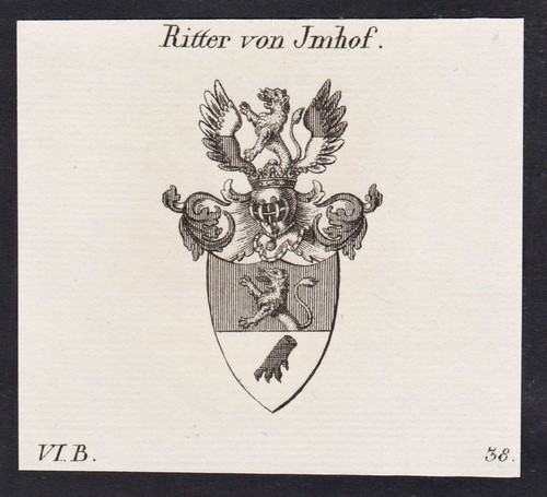 Imhof coat arms heraldik - arms,