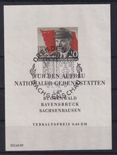 DDR 1956 Gedenkstätten
