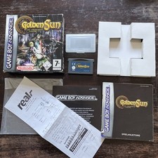 Golden Sun: die Vergessene Epoche Nintendo Game Boy Advance CIB OVP GBA Rechnung