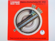 Fleischmann 6152 Elektro-Drehscheibe Profigleis DC wie NEU! OVP 1705-24-32