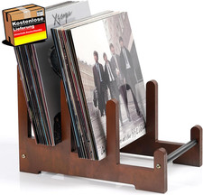 Schallplattenhalter Holz
