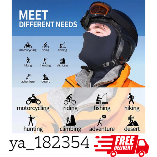 Men bicycle balaclava full - balaclava,