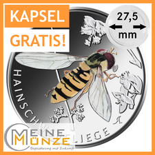5 Euro Münze HAINSCHWEBFLIEGE