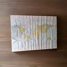 Björksta Leinwand Weltkarte